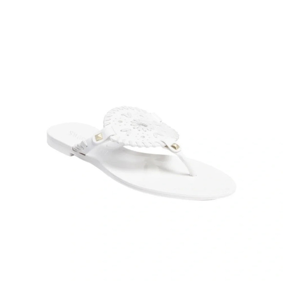 New! Jack Rogers Georgica jelly waterproof thong sandals rogers #1 - Picture 3 of 8